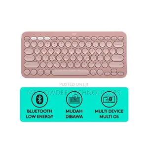 Logitech K380s Multi-Device Bluetooth Keyboard Tonal Rose