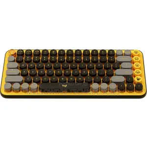 Logitech Pop Keys Bluetooth Mechanical Keyboard Blast Yellow
