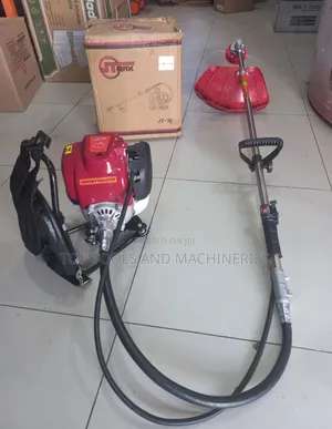 Jt Max Heavy Duty 4 Stroke Back Pack Petrol Brush Cutter With 8 Blades