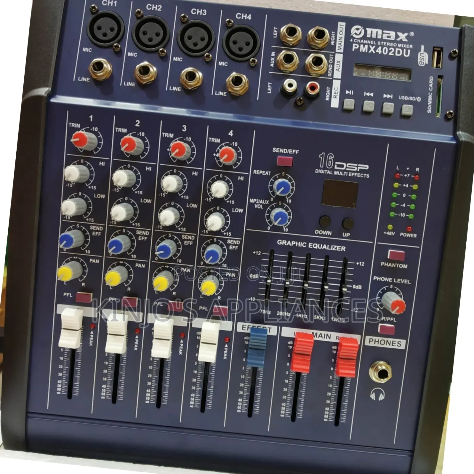 *Max 4ch Mixer Available