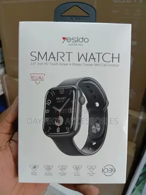 This Is a Yesido Io39 Smartwatch With a 2.01-Inch Hd Display - Black