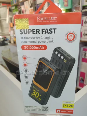 20000mah Excellent Super Fast Power Bank Original