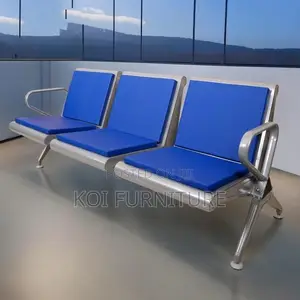 Office Benches; Three Link Reception Seaters Benches