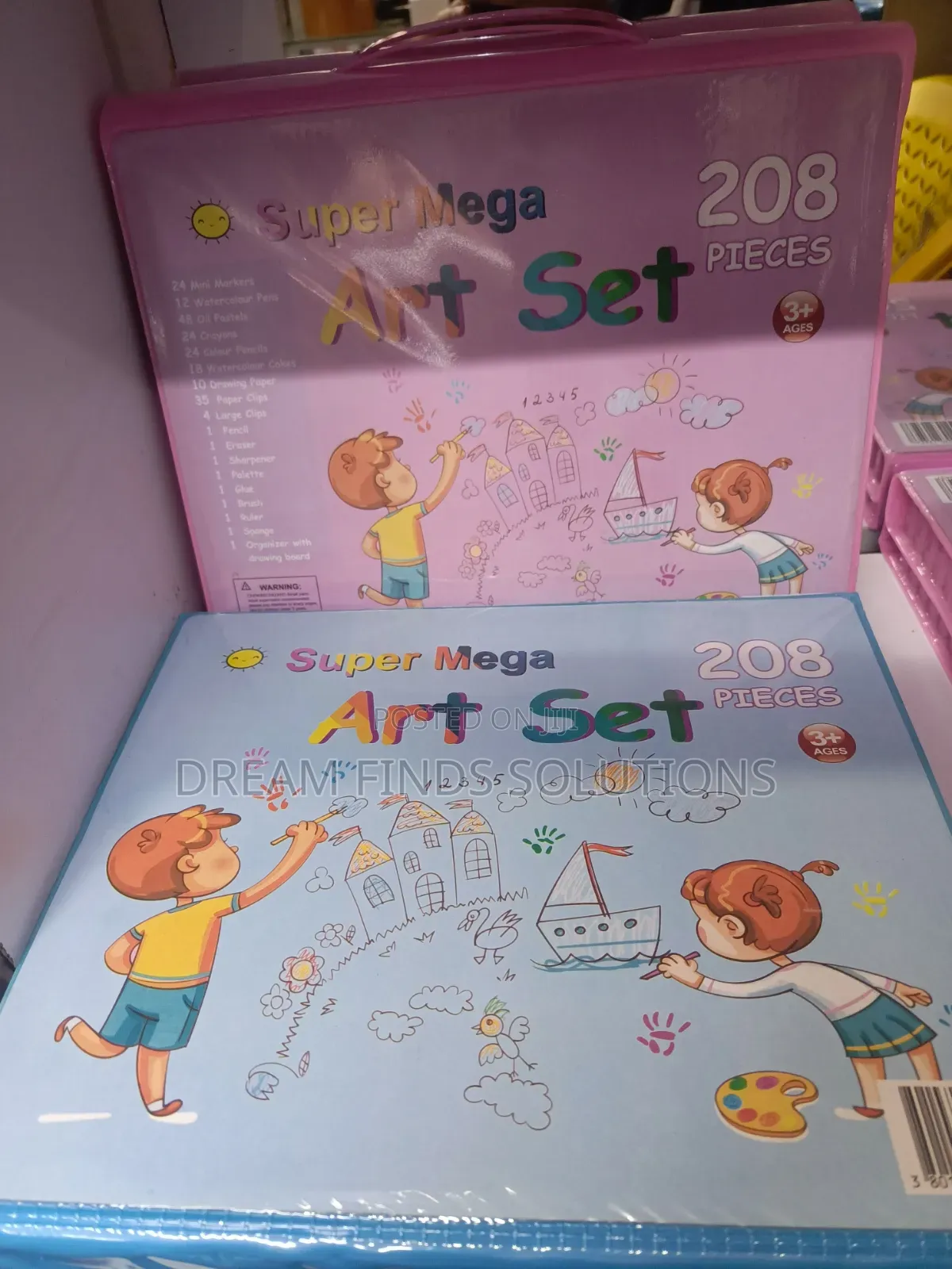 All Gender Super Mega Art Set With 208 Pieces