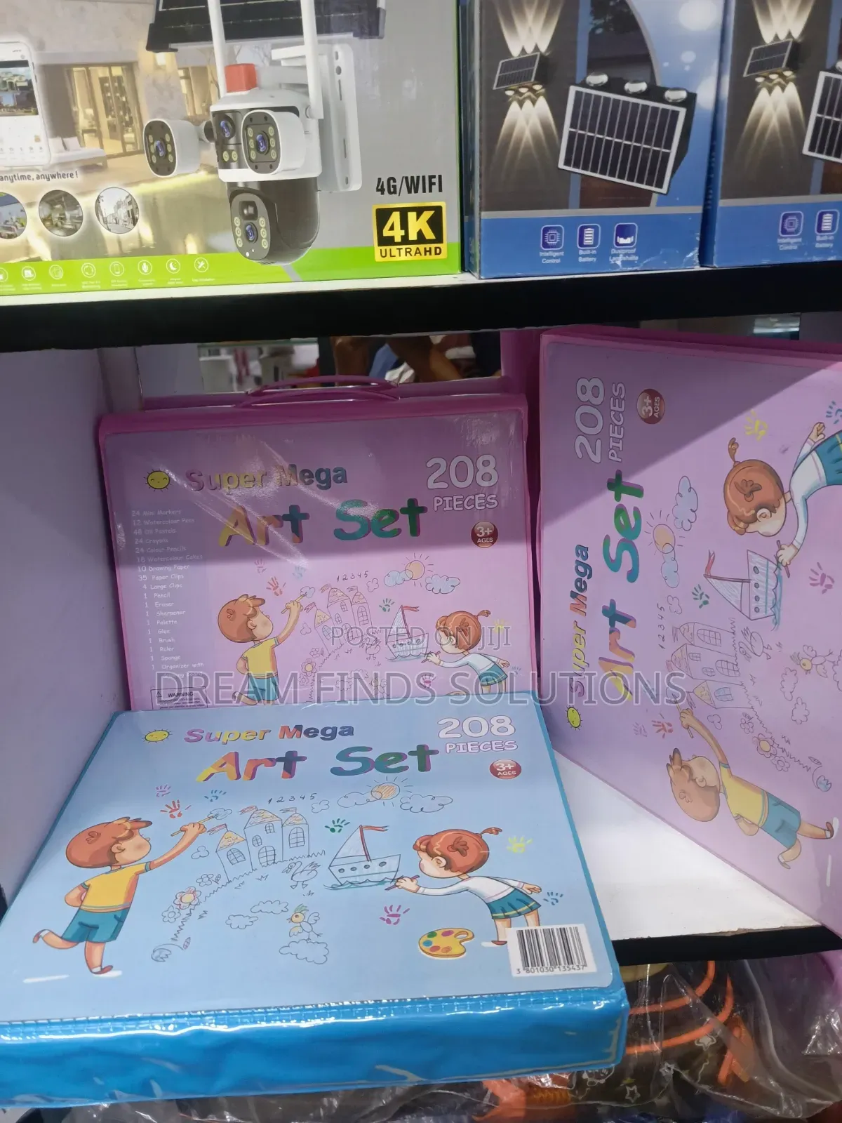 3+ Ages Art Set 208 Pieces Supermega