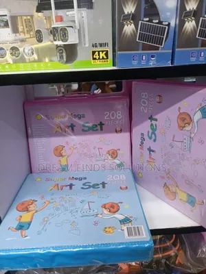 3+ Ages Art Set 208 Pieces Supermega
