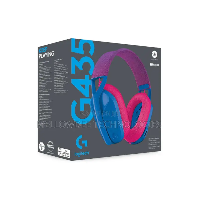 Logitech G435 Lightspeed Wireless Gaming Headset Blue