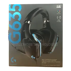 Logitech G635 Lightsync Wired Gaming Headset Black