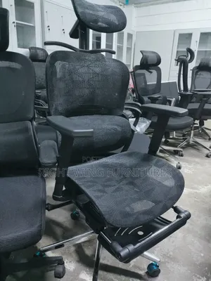 Office Chair :Footrest Adjustable Height Office Chair (Orthopaedic)