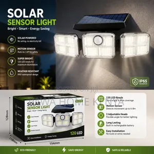 3 Heads Solar Sensor Lamp/Solar Light