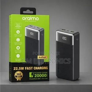 20000mah Fast Charge 22.5w Power Bank With Smart Digital Display