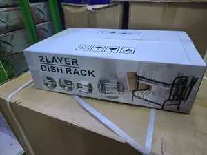 Black 2 Layer Dish Rack