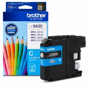 Brother Lc563c Cyan Ink Cartridge Original 600 Pages