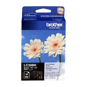 Brother Lc39bk Black Ink Cartridge Original 260 Pages