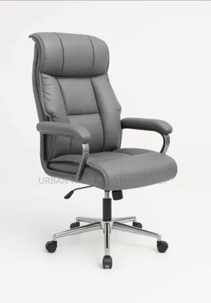 Grey Adjustable Height Executive Director Office Chair