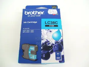 Brother Lc38c Cyan Ink Cartridge Original 260 Pages