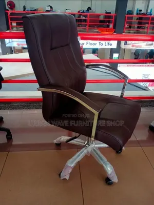 Brown  Office Leather Executive Officer Chairs