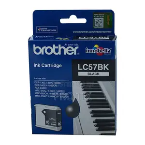 Brother Lc57bk Black Ink Cartridge Original 450 Pages