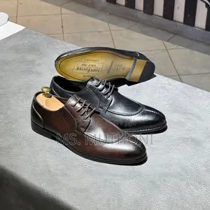 Men's Split-Toe Derby Shoes John Foster Officials Size 40-46