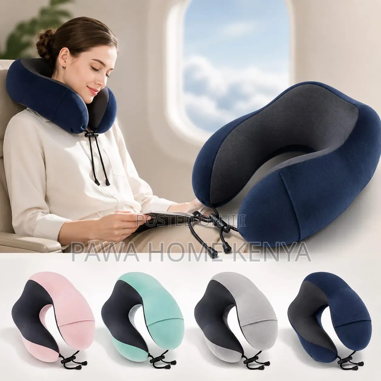 Memory Foam Travel Pillow