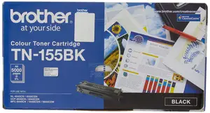Brother Tn-155bk Black Toner High Capacity 5000 Pages