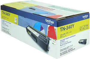 Brother Tn-340y Yellow Toner Cartridge 1500 Pages