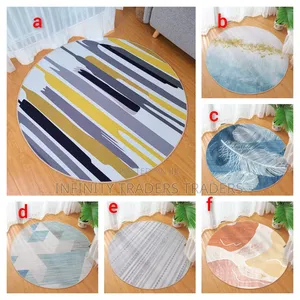 Modern Light Luxury Round Carpet