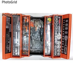 85pcs Foldable Mechanical Toolbox 1⁄4" and 1⁄2"