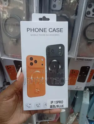 iPhone 13 Pro Cases a Built-in Magnetic Ring Ring Stand for Support.