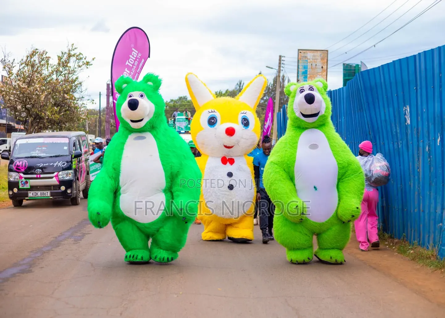 Bear Mascots Available for Your Event