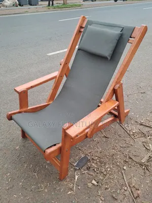 Sunlouge Wooden Recliner Deckchair -KSH 6500