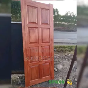 Eight Panel Mahogany Door