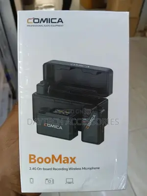 Comica Boomax 2-Person Wireless Lavalier Microphone System - Black
