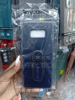 Blue Mycase With a Magnetic Ring Stand for a Samsung Galaxy S8 Plus