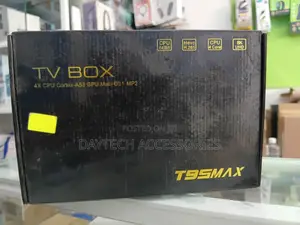 The T95max 4gb/32gb Android Tv Box Media Streaming Device.