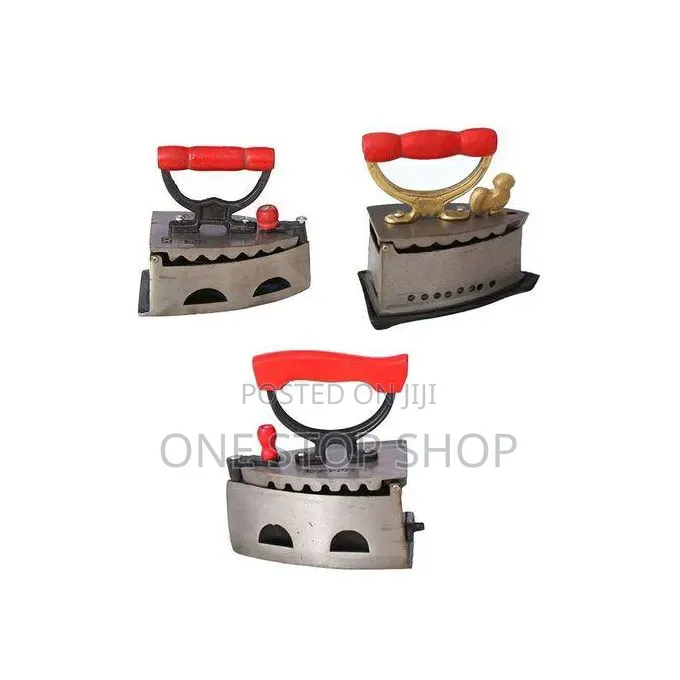 Vintage Charcoal Iron Boxes for Smoothing Fabric