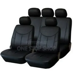Black Pu Leather Seat Covers Protector Original From Wear,Spills,Stain