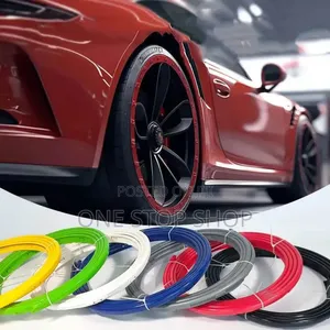 Strong Plastic Rim Protector Rolls Shield Wheel From Scratch and Scuff