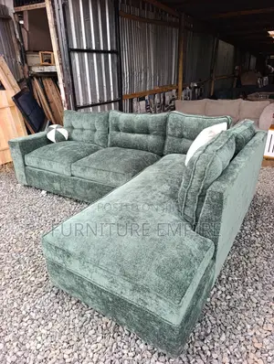 Modern Green L Shaped Seat