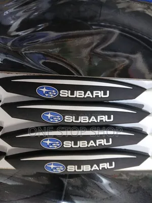 4pc Subaru Branded Door Anti Collision Protection Self Adhesive Stick