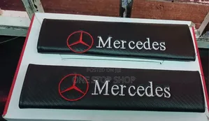 2pc Mercedes Seat Belt Pads Reduce Friction From Seat Belt Shoulder