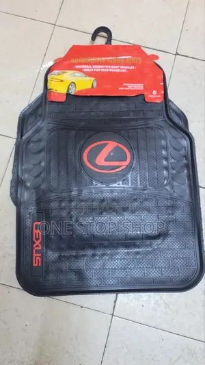 Lexus 5pc Branded Car Logo Floor Mats Grooves to Catch Spills, Debris
