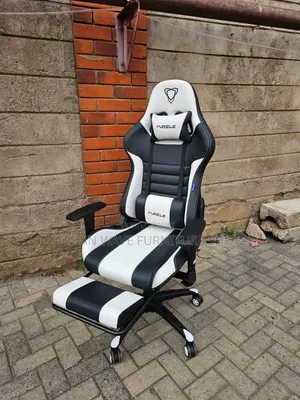 White  Black Executive Racing Chair