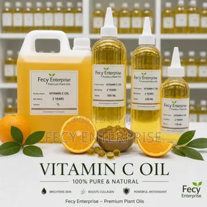 Vitamin C Oil- (100%Pure) Natural Organic Cold Pressed Oil