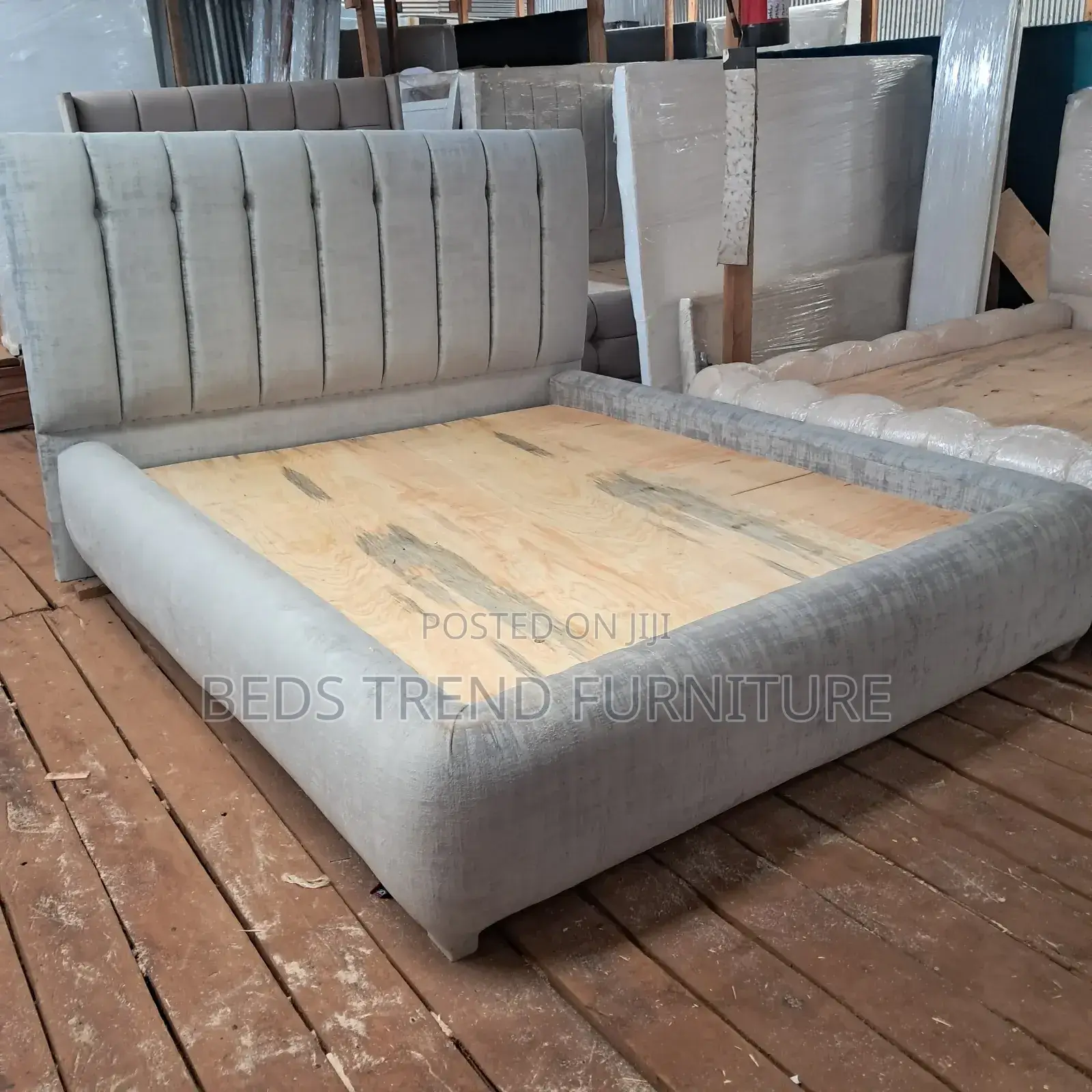 Modern Grey Chester Bed 5by6