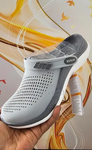 Light Grey Crocs Literide