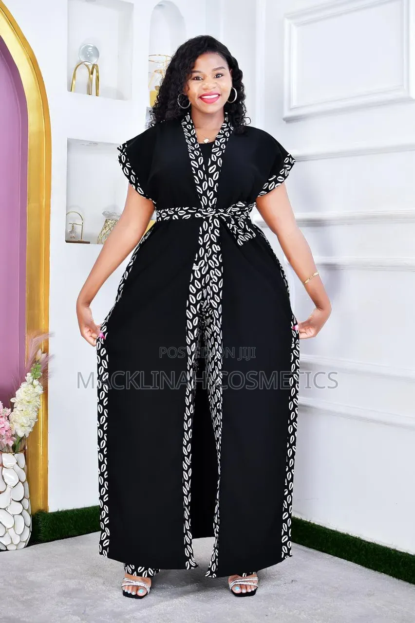 Ankara 2-Piece Set - Kimono + Pants - Kitenge 2-Piece