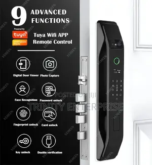 3d Face Remote Control Smart Lock Automatic Wood/Metal Door Tuya Wifi