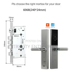 Smart Tuya App Remote Control Fingerprints Key Cards Password Lock