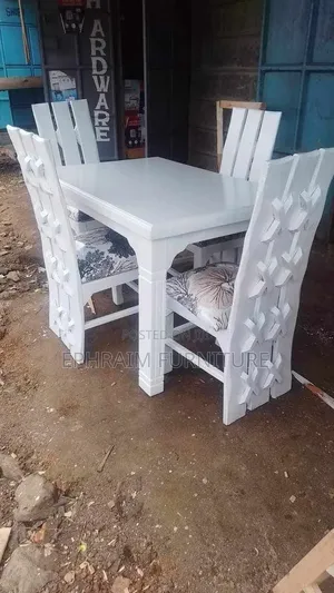 Best White 4 -Seater Dinning Set for Sale